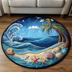 Ocean Breeze Round Mat Rug - Nature Design | Serene Home Decor