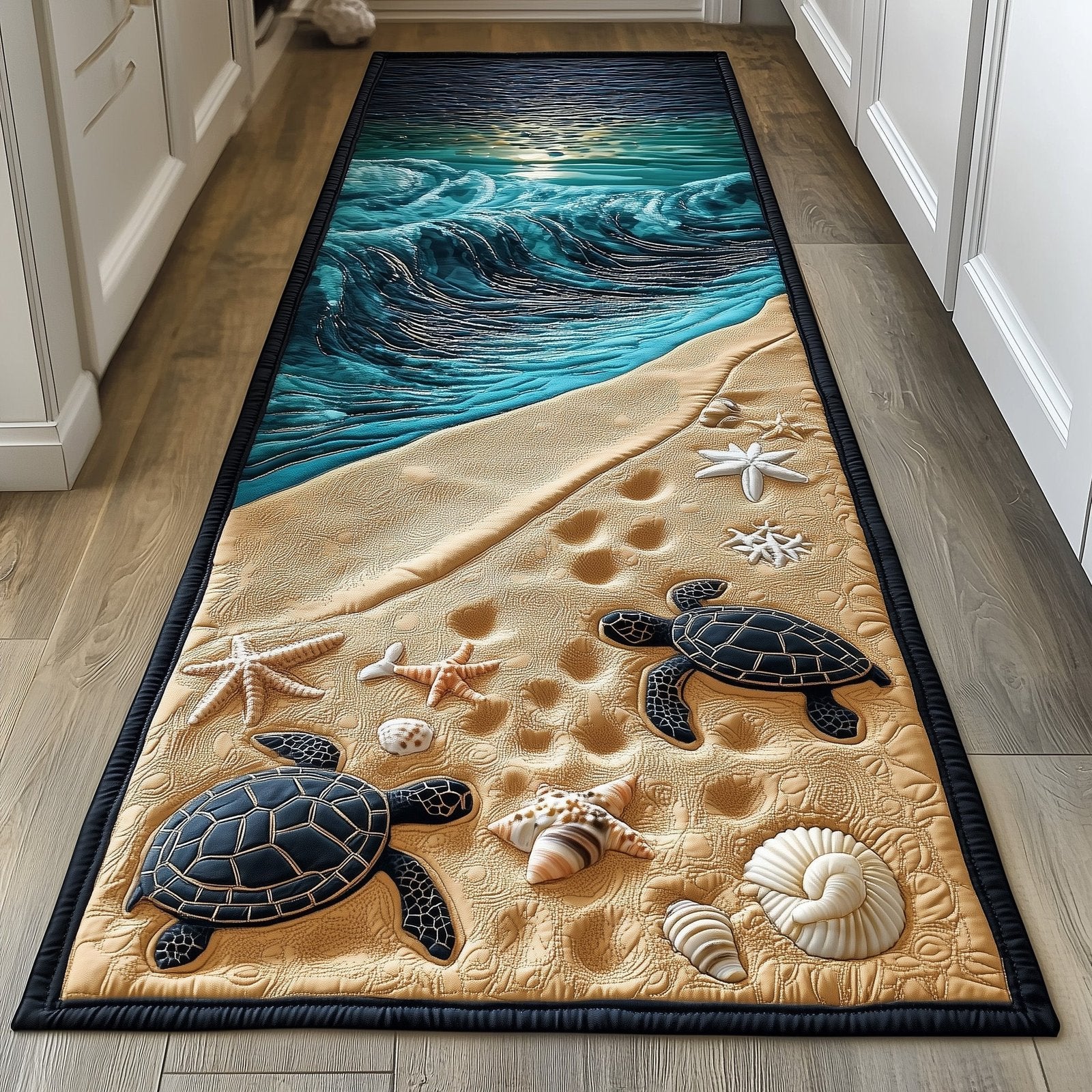 Ocean Breeze Runner Rug - Nature Design | Serene Runner Rug