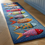 Ocean Catch Runner Carpet Runner Rug - Cute Pet Design | Animal Printed Runner Rug