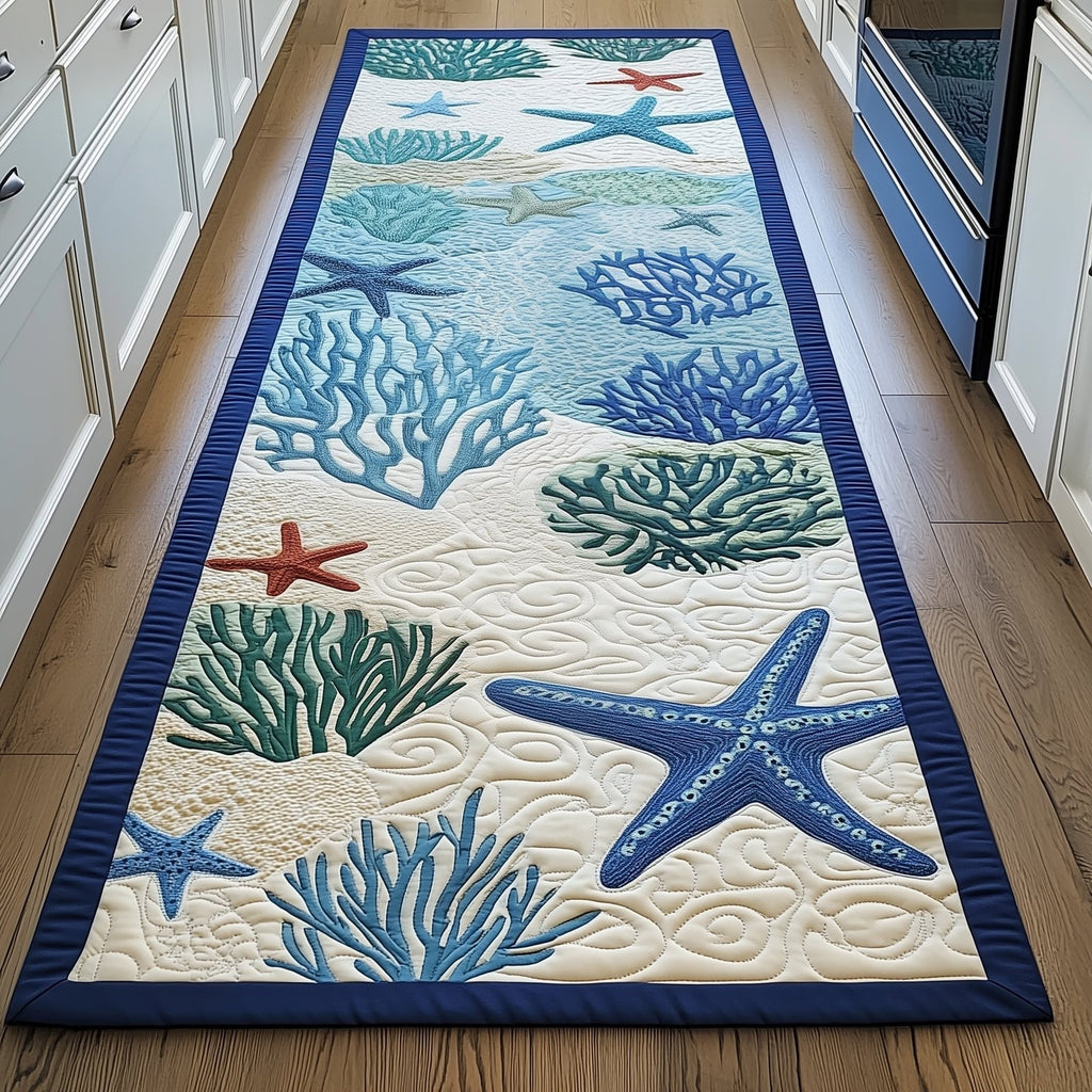 Ocean Charm Runner Rug - Nature Design | Serene Runner Rug