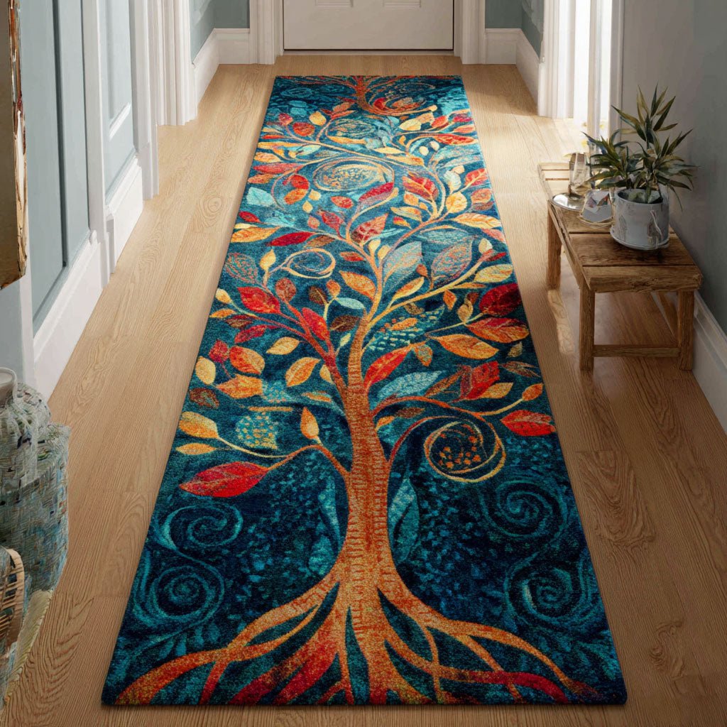 Ocean Dream Tree Runner Carpet Runner Rug - Cute Pet Design | Animal Printed Runner Rug