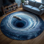 Ocean Hole Round Mat Rug - Nature Design | Serene Home Decor