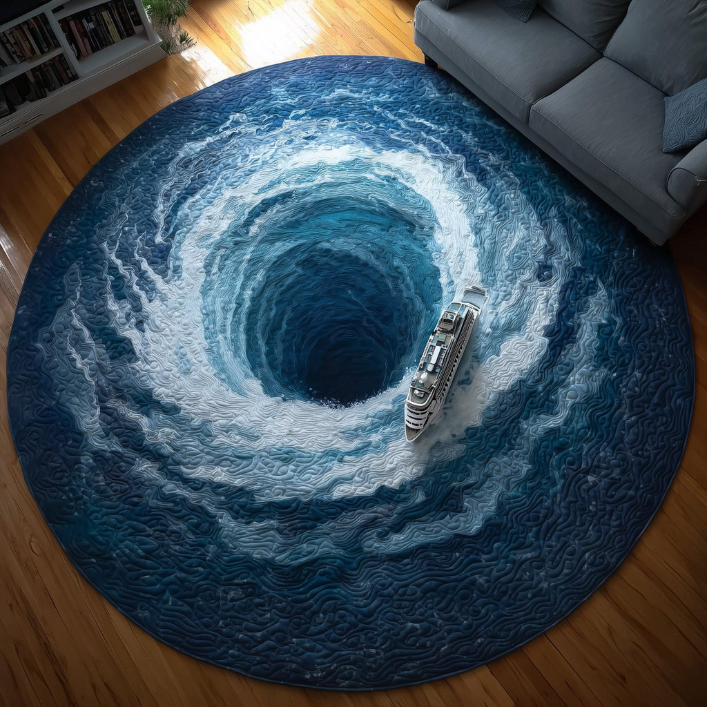 Ocean Hole Round Mat Rug - Nature Design | Serene Home Decor