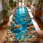 Ocean Pearls Runner Rug - Nature Design | Serene Runner Rug