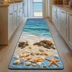 Ocean Turtle Runner Rug - Cute Pet Design | Animal Printed Runner Rug