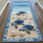 Ocean Turtle Runner Rug - Cute Pet Design | Animal Printed Runner Rug