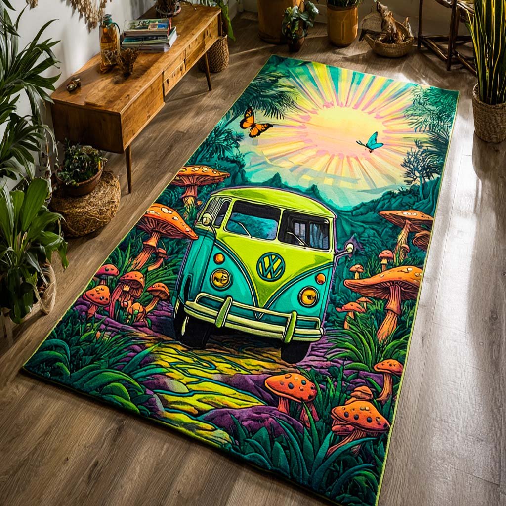 Ocean Wander Runner Carpet Runner Rug - Cute Pet Design | Animal Printed Runner Rug