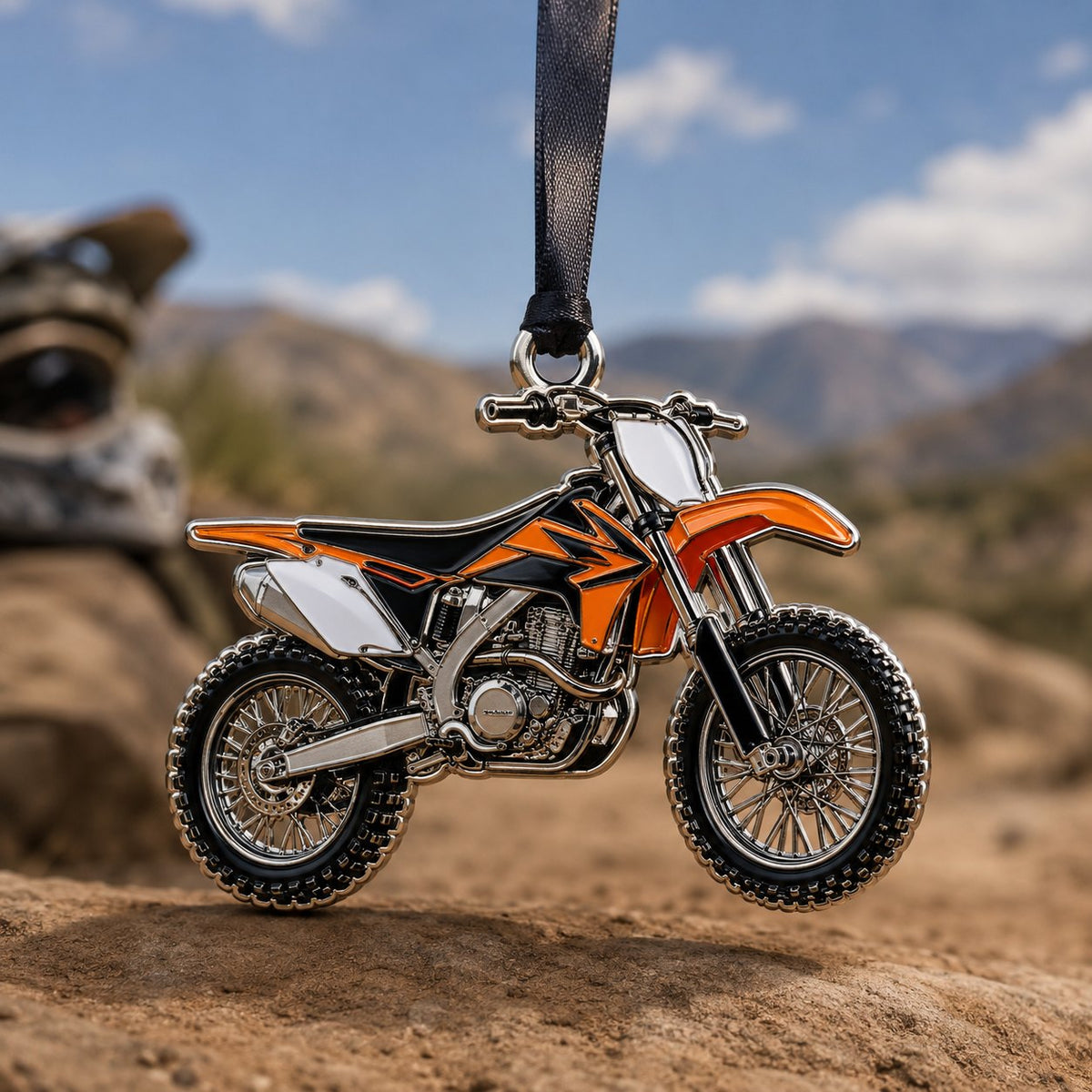Off Road Bike Christmas Ornament
