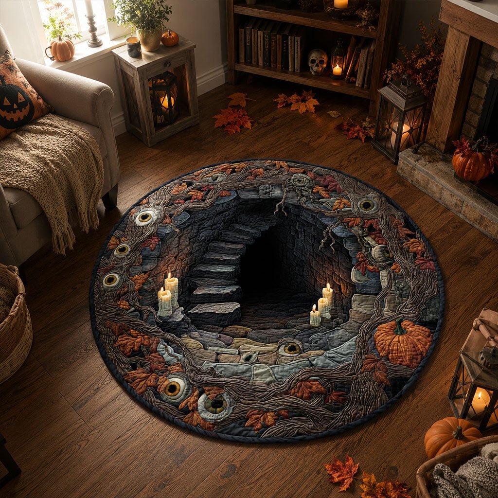 Oracle of the Hollow Round Mat Rug - Nature Design | Serene Home Decor