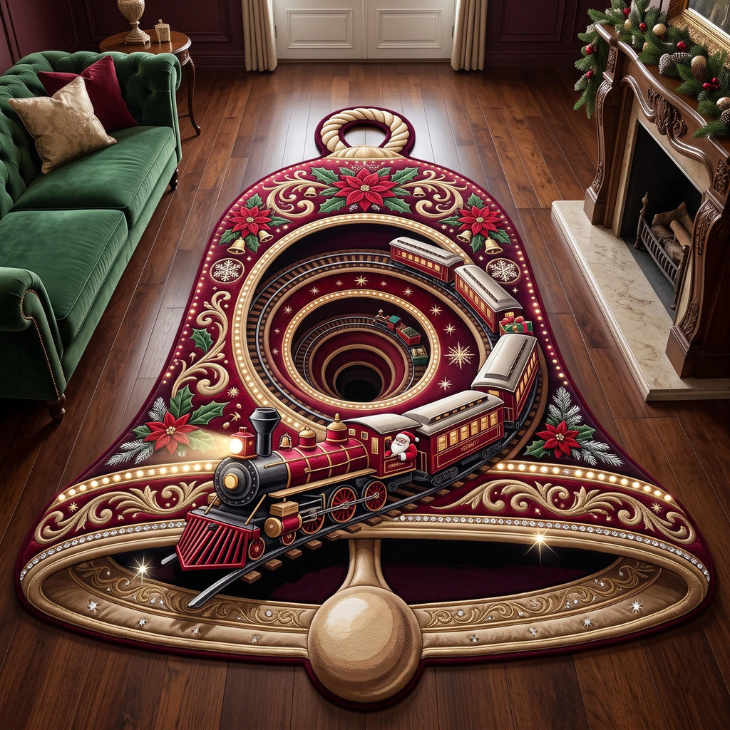 Ornament Express Custom Shape Area Rug - Nature Design | Die-Cut Non-Slip Rug - washable non-slip printed rug