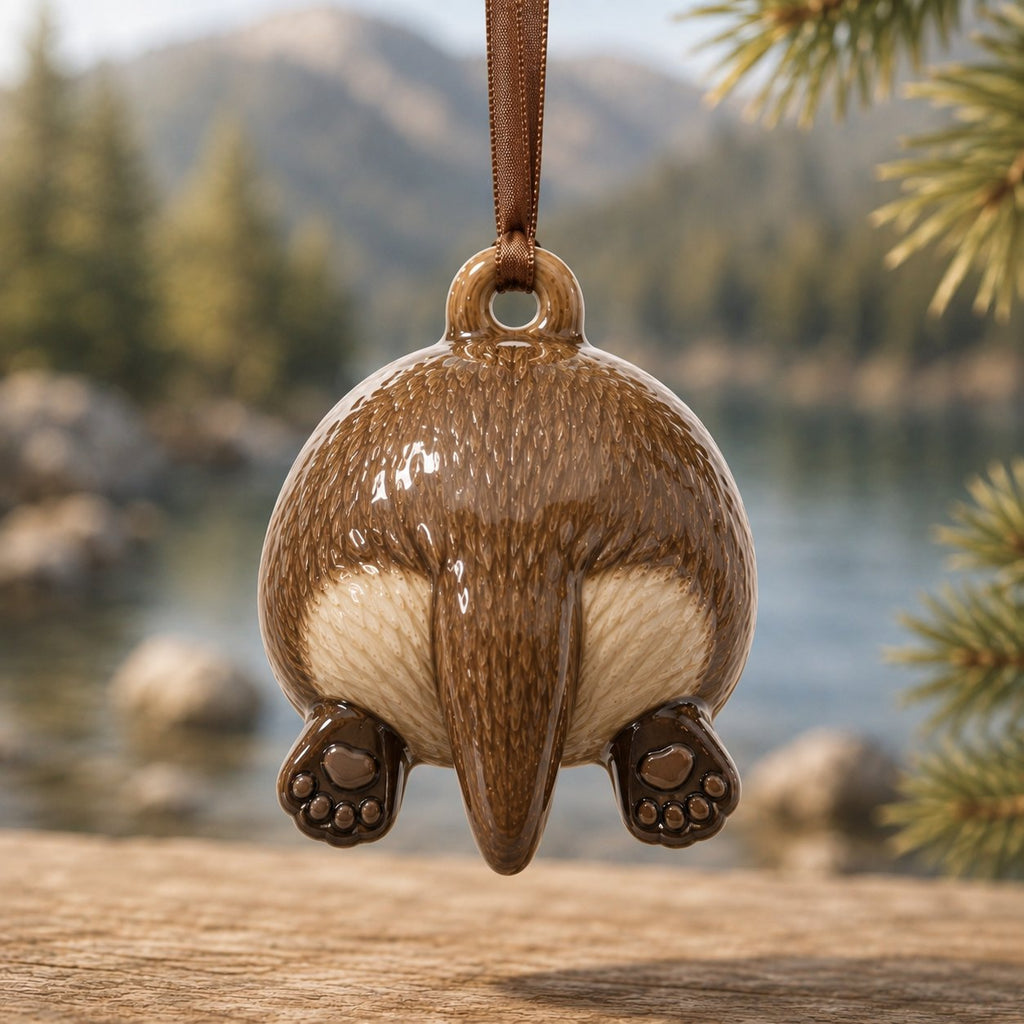 Otter Butt Christmas Ornament