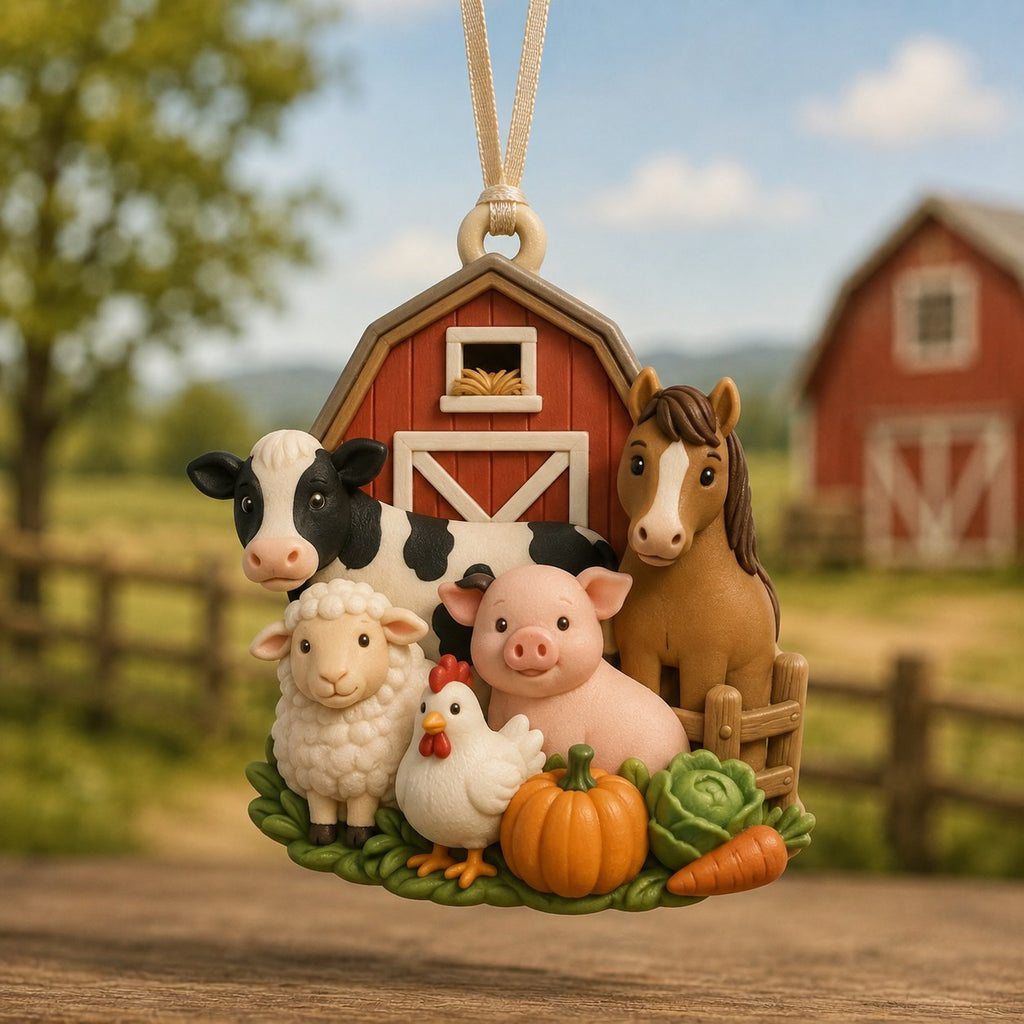Our Farm Christmas Ornament