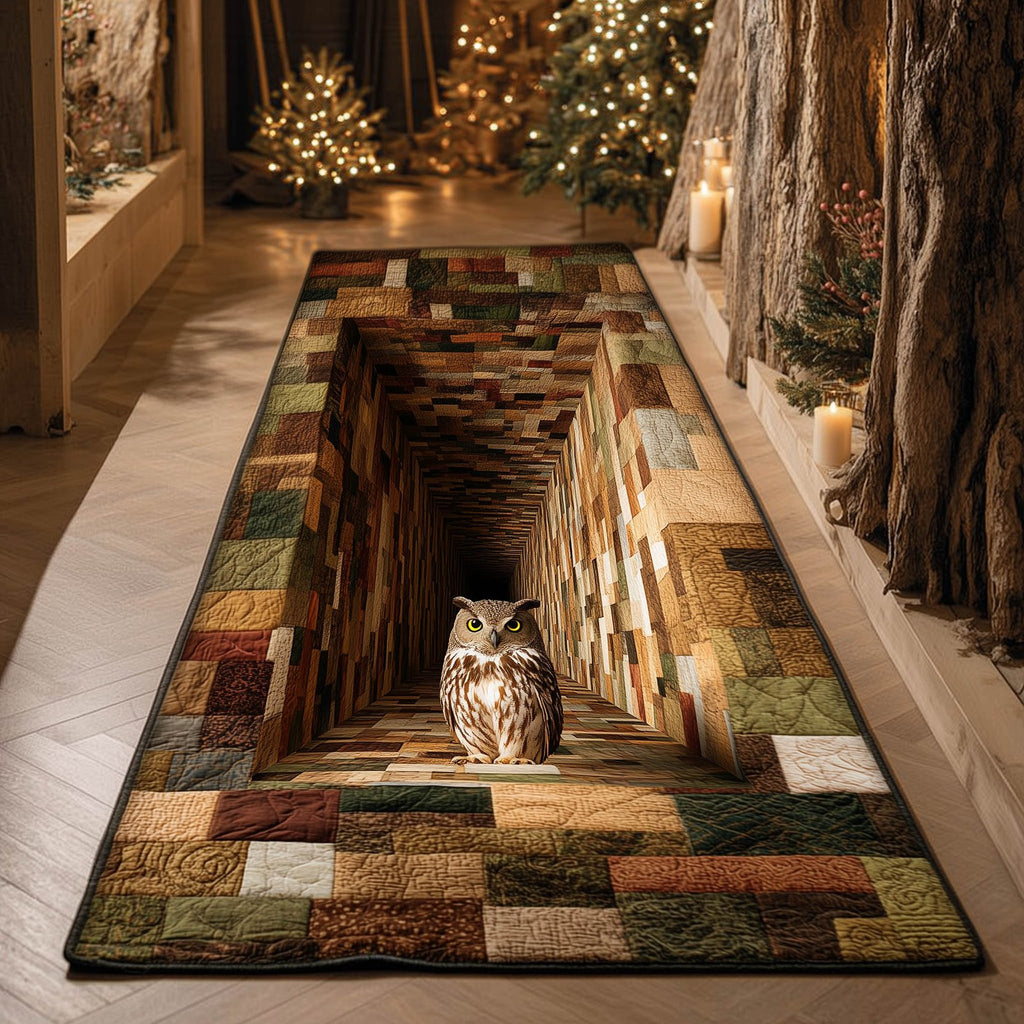 Owl Runner Rug - Cute Pet Design | Animal Printed Runner Rug