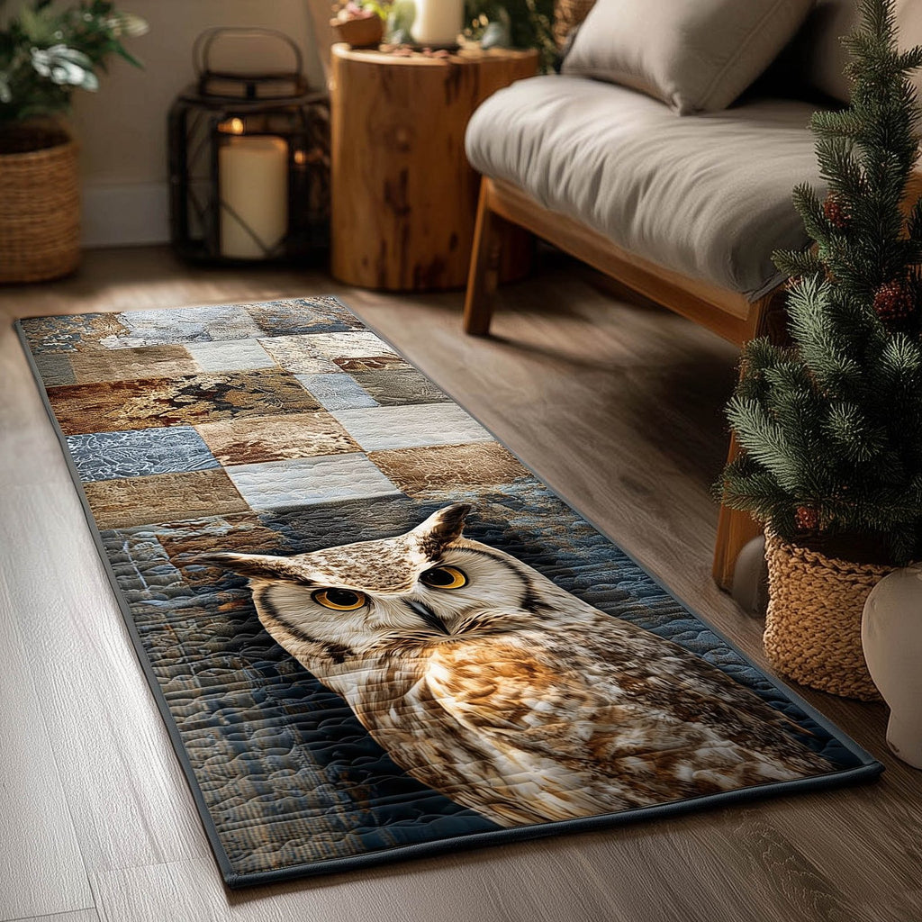 Owl Runner Rug - Cute Pet Design | Animal Printed Runner Rug