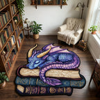Page Keeper Custom Shape Area Rug - Nature Design | Die-Cut Non-Slip Rug - washable non-slip printed rug