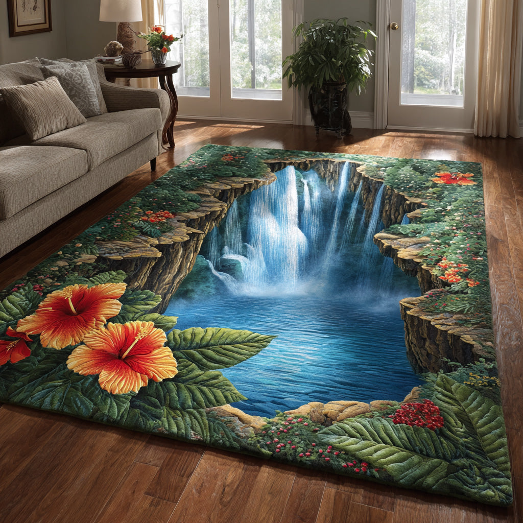 Paradise Cove area rug in a living room