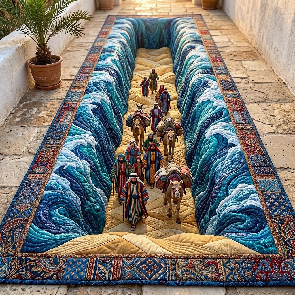 Passover Seder Runner Rug - Nature Design | Serene Runner Rug