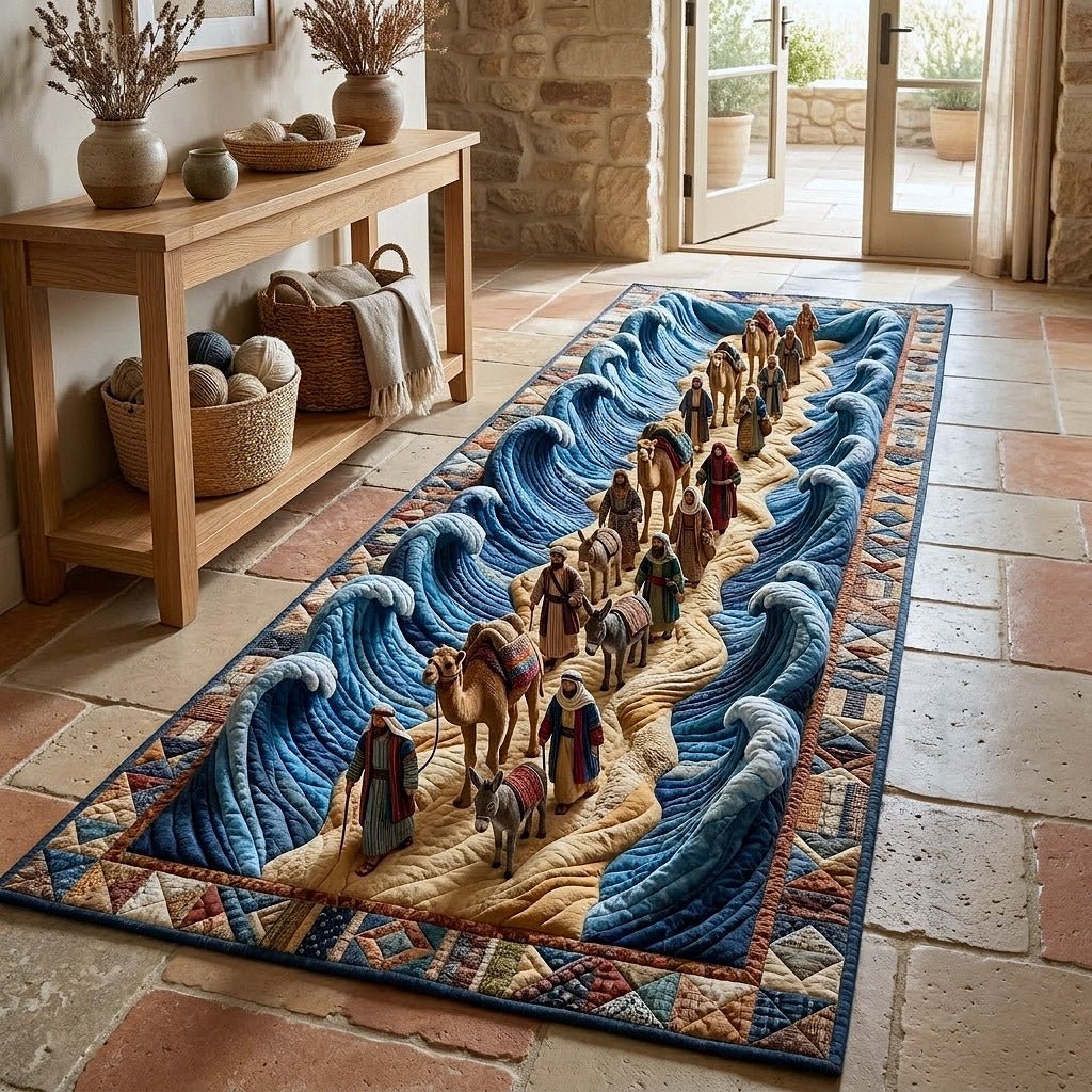 Passover Seder Runner Rug - Nature Design | Serene Runner Rug