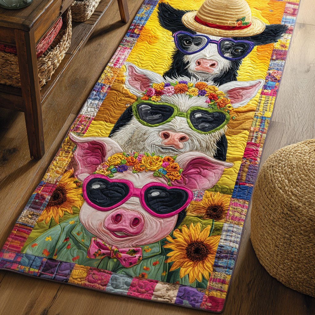 Pastoral Comfort Runner Carpet Runner Rug - Cute Pet Design | Animal Printed Runner Rug