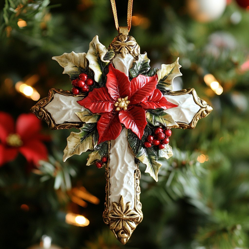 Morning Glory Melody Christmas Ornament
