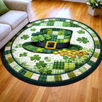 Patrick Day (Design 3) Round Mat Rug - washable non-slip printed rug