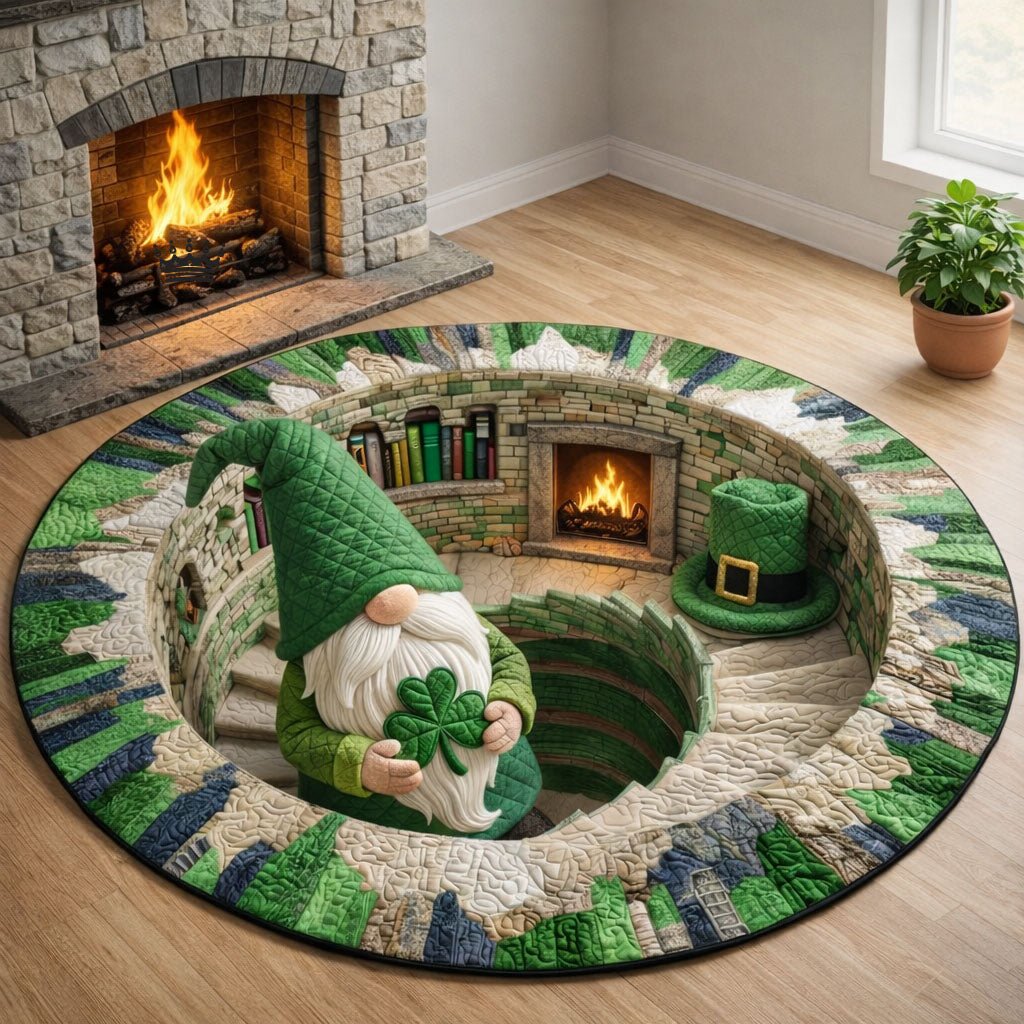 Patrick Day (Design 2) Round Mat Rug - washable non-slip printed rug