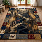 Patriot Honor area rug in a living room