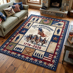 Patriot Legacy area rug in a living room