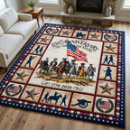 Patriot Legacy area rug in a living room
