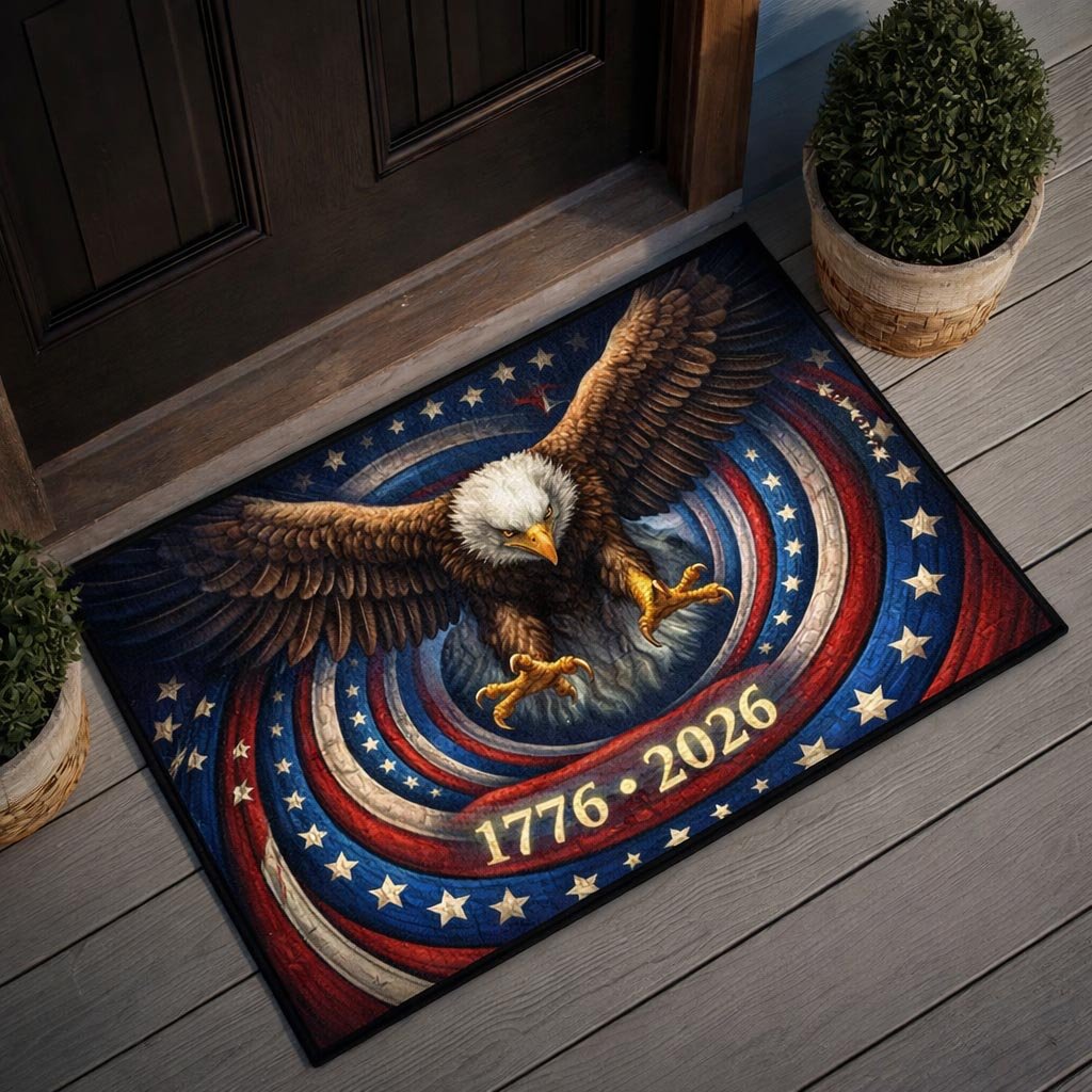 Patriot Legacy Doormat - Patriotic Design | Printed Welcome Doormat