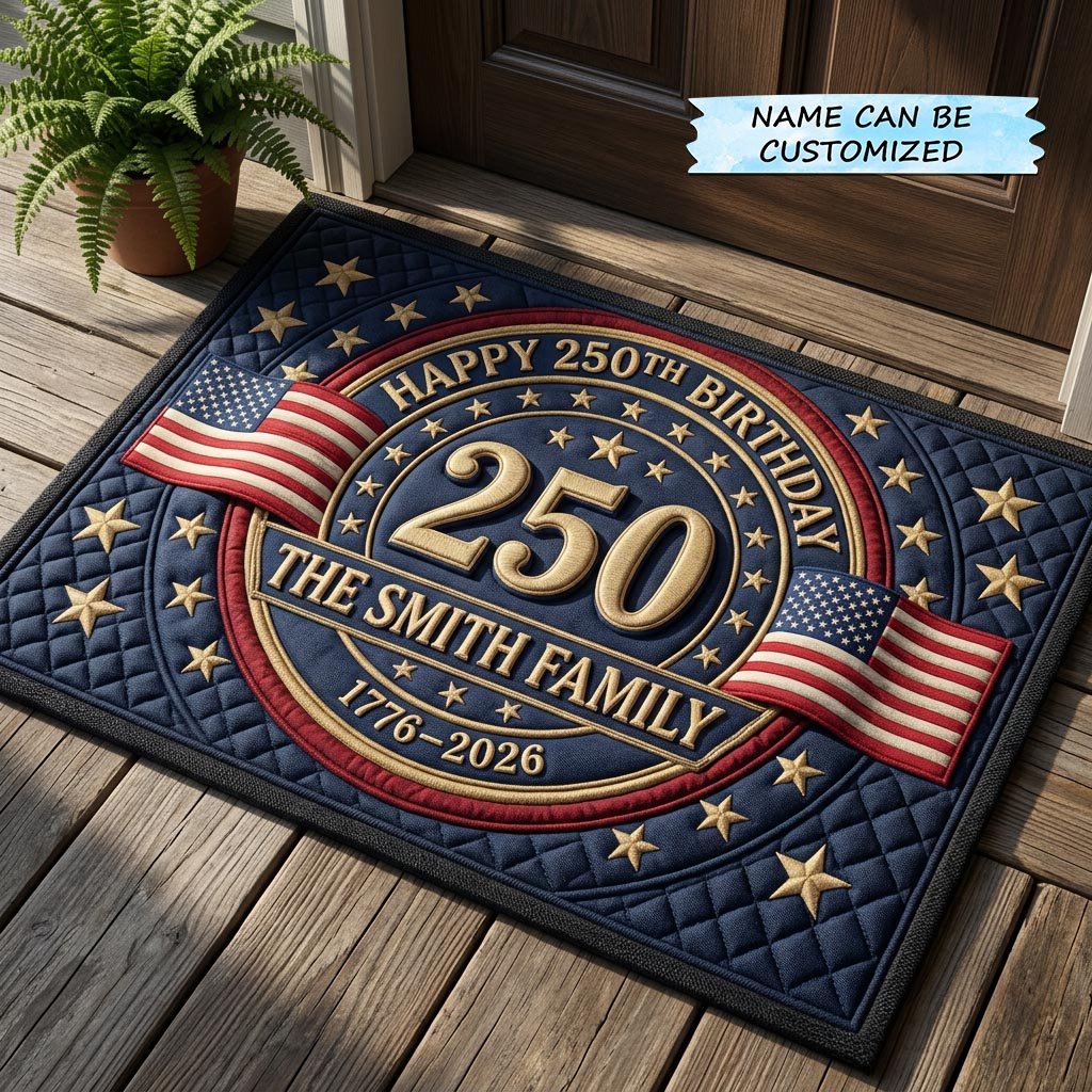 Patriot Legacy QTCUZ Doormat - Patriotic Design | Printed Welcome Doormat
