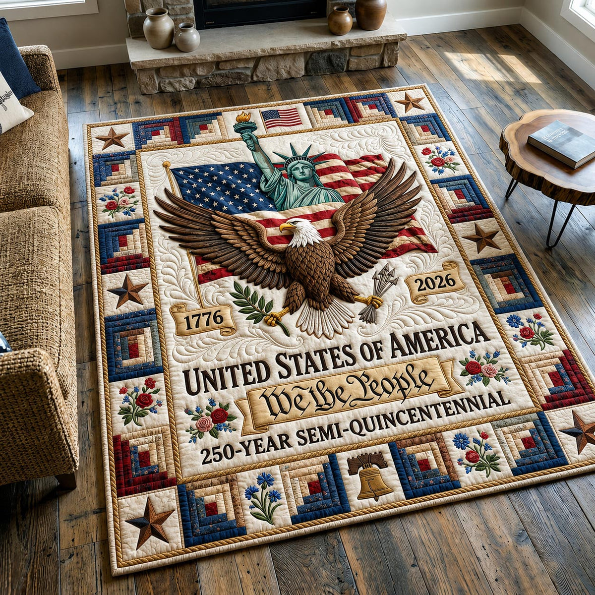 Patriot Rise area rug in a living room