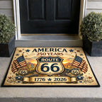 Patriot Stars Doormat - Patriotic Design | Printed Welcome Doormat