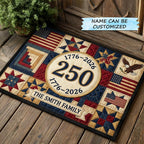 Patriot Stars QTCUZ Doormat - Patriotic Design | Printed Welcome Doormat