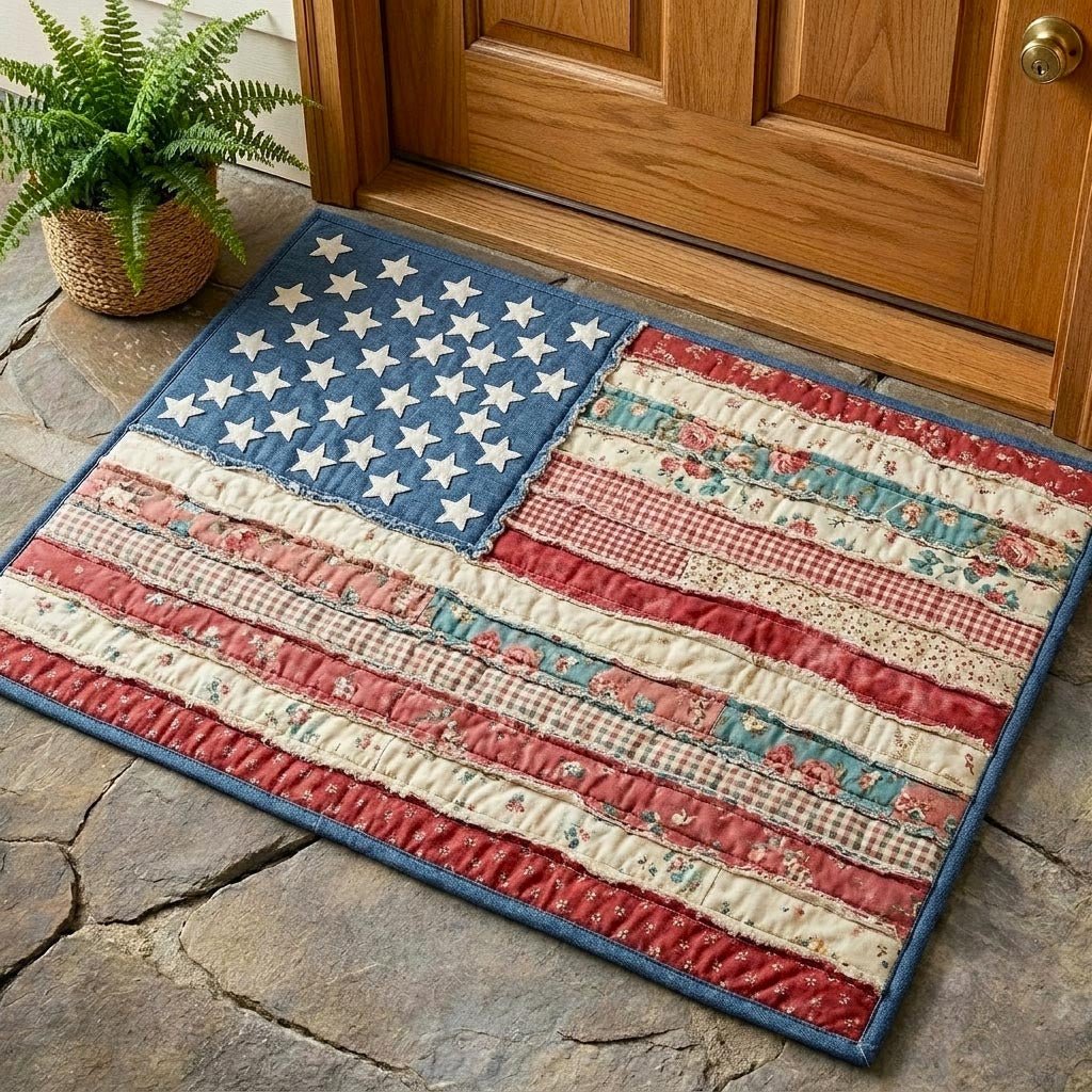 Patriot Threads Doormat - Patriotic Design | Printed Welcome Doormat