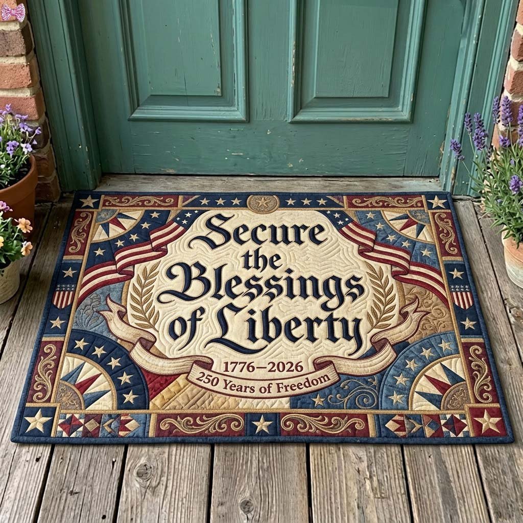 Patriot Wings Doormat - Patriotic Design | Printed Welcome Doormat