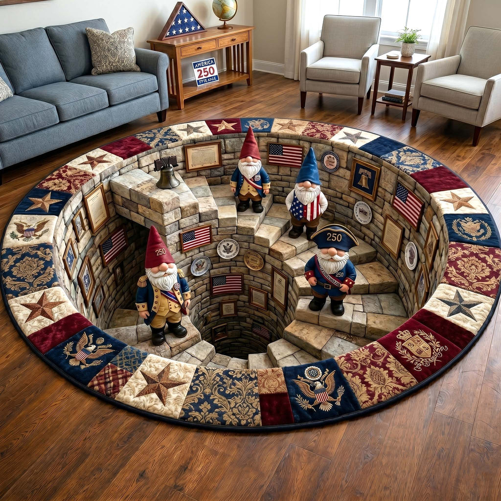 Patriotic Legacy Round Mat Rug GFTOTP18965