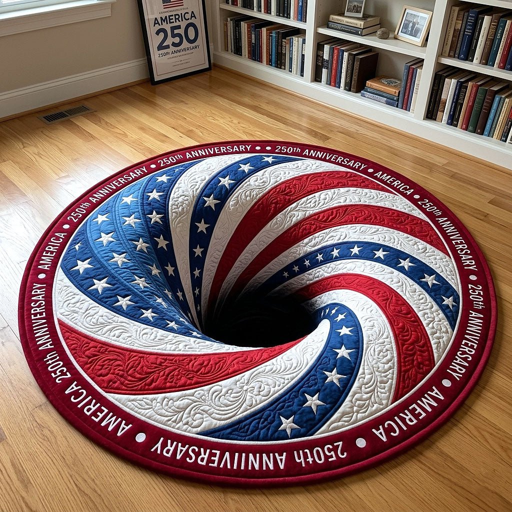 Patriotic Legacy Round Mat Rug - Nature Design | Serene Home Decor