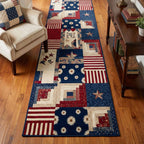 Patriotic Spirit Runner Carpet Runner Rug - Cute Pet Design | Animal Printed Runner Rug