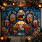 Paw of the Wild area rug in a living room