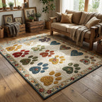 Pawful Comfort area rug in a living room