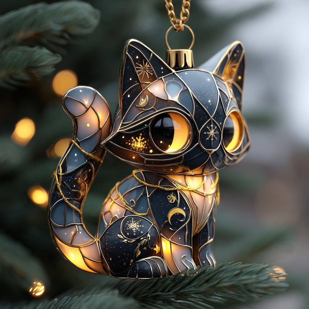 Pawprint Magic Christmas Ornament