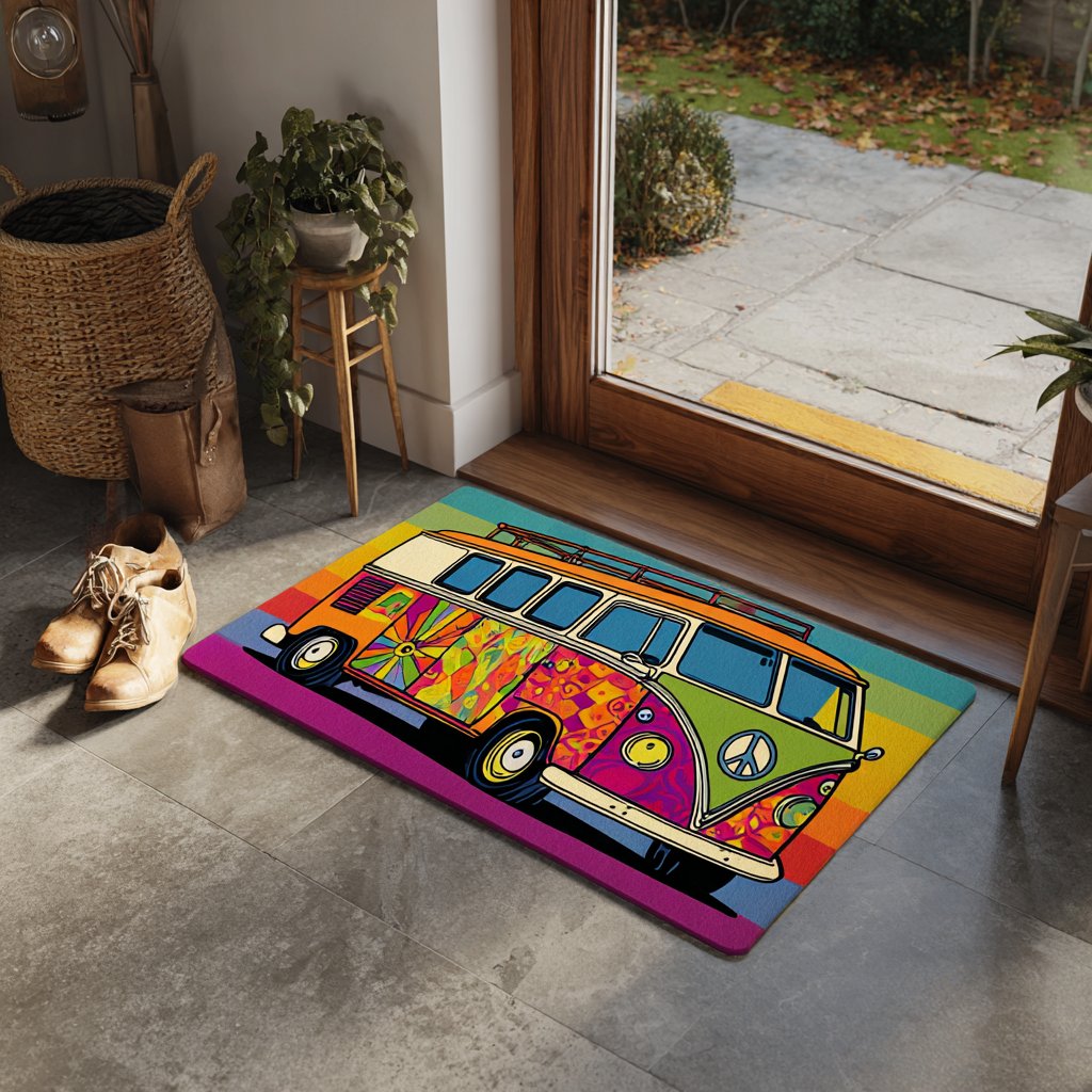 Peace Shine Doormat - Nature Design | Printed Welcome Doormat