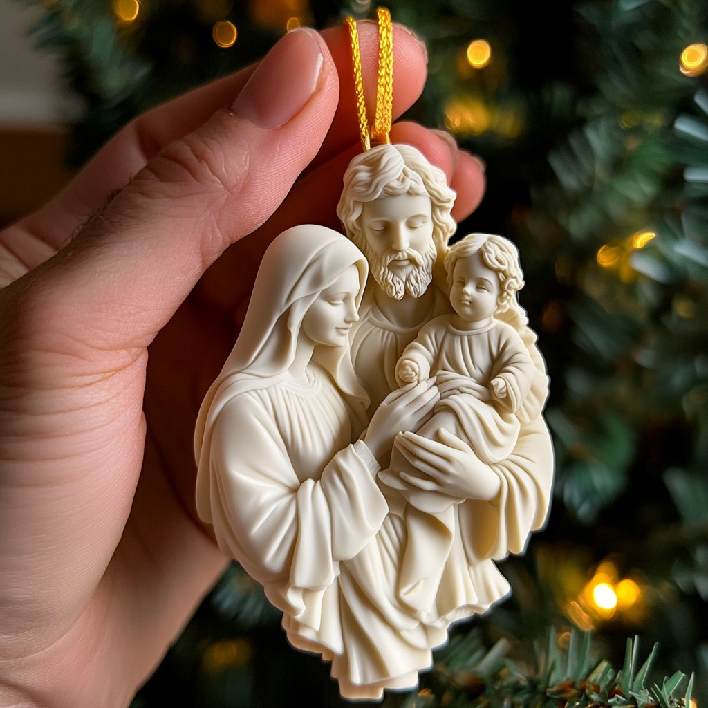 Honeybee Flower Garden Christmas Ornament