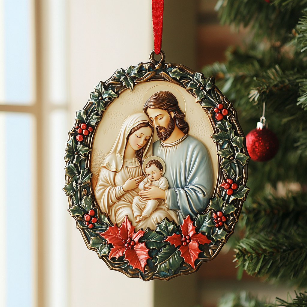 Sunny Day Bird Parade Christmas Ornament