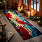 Peaceful Cardinal Spirit Runner Carpet Runner Rug - Cute Pet Design | Animal Printed Runner Rug