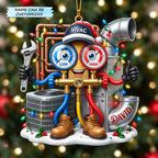 Hvac Technician Christmas Ornament