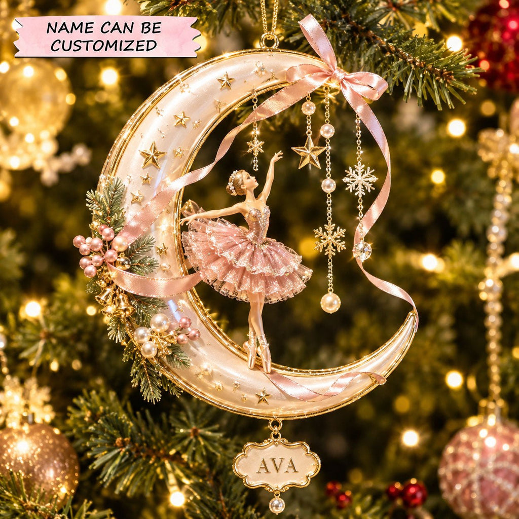 Moonlight Ballerina Christmas Ornament