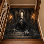 Phantom Rise area rug in a living room