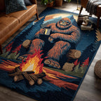 Pine Walker area rug in a living room